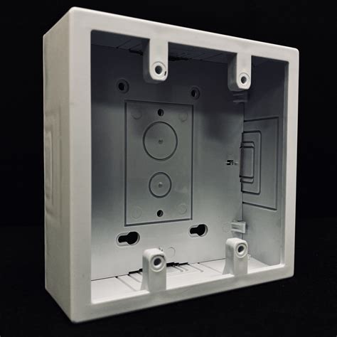 two junction boxes are each located on different walls, 18″ from 